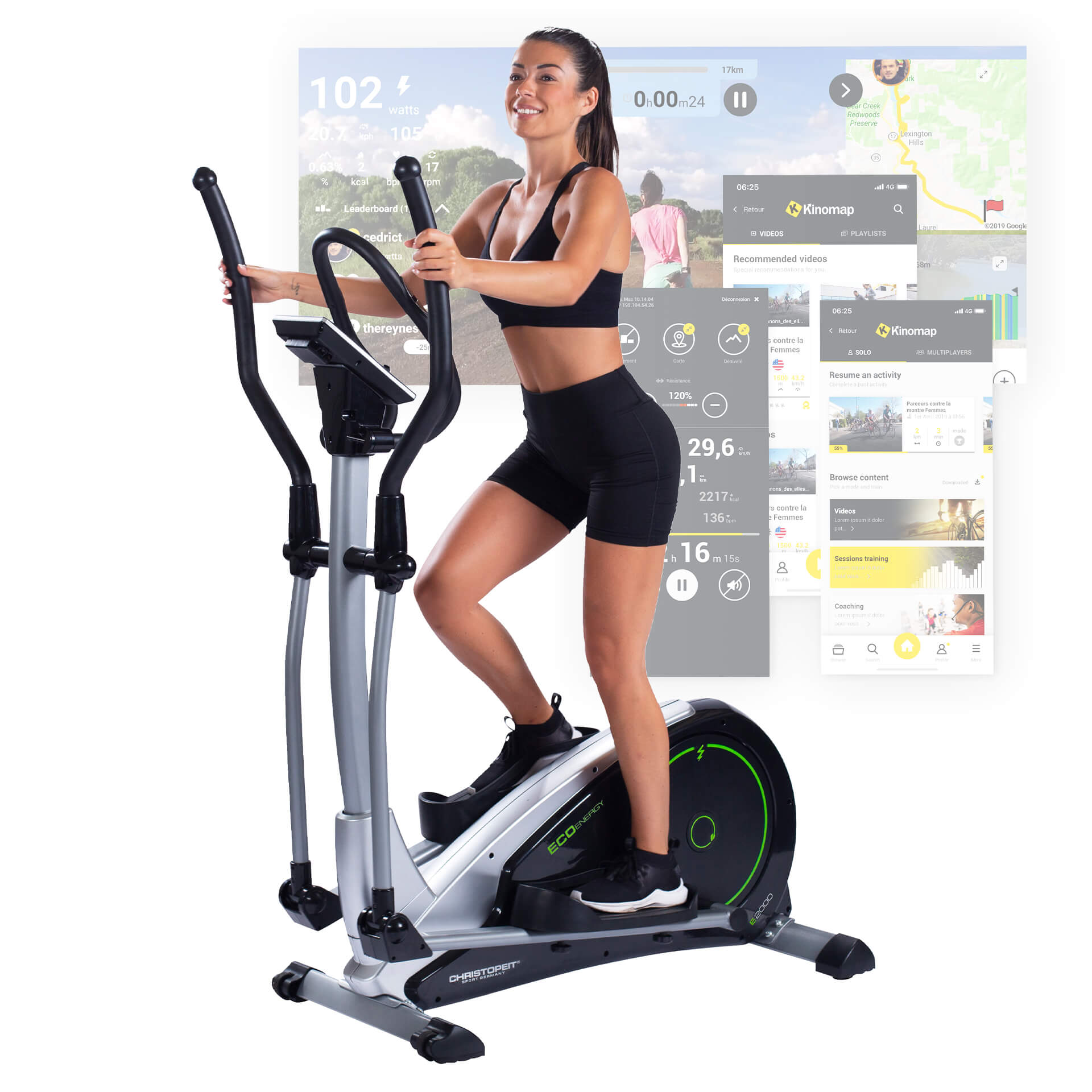 Crosstrainer-Ergometer ECO 2000