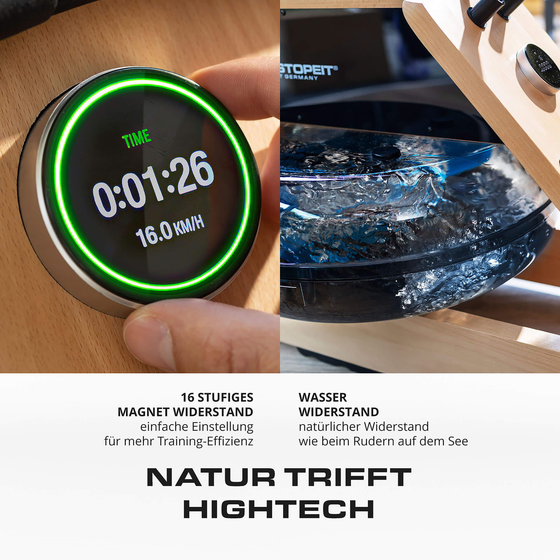 Holz - Wasserrudergerät WP 5000