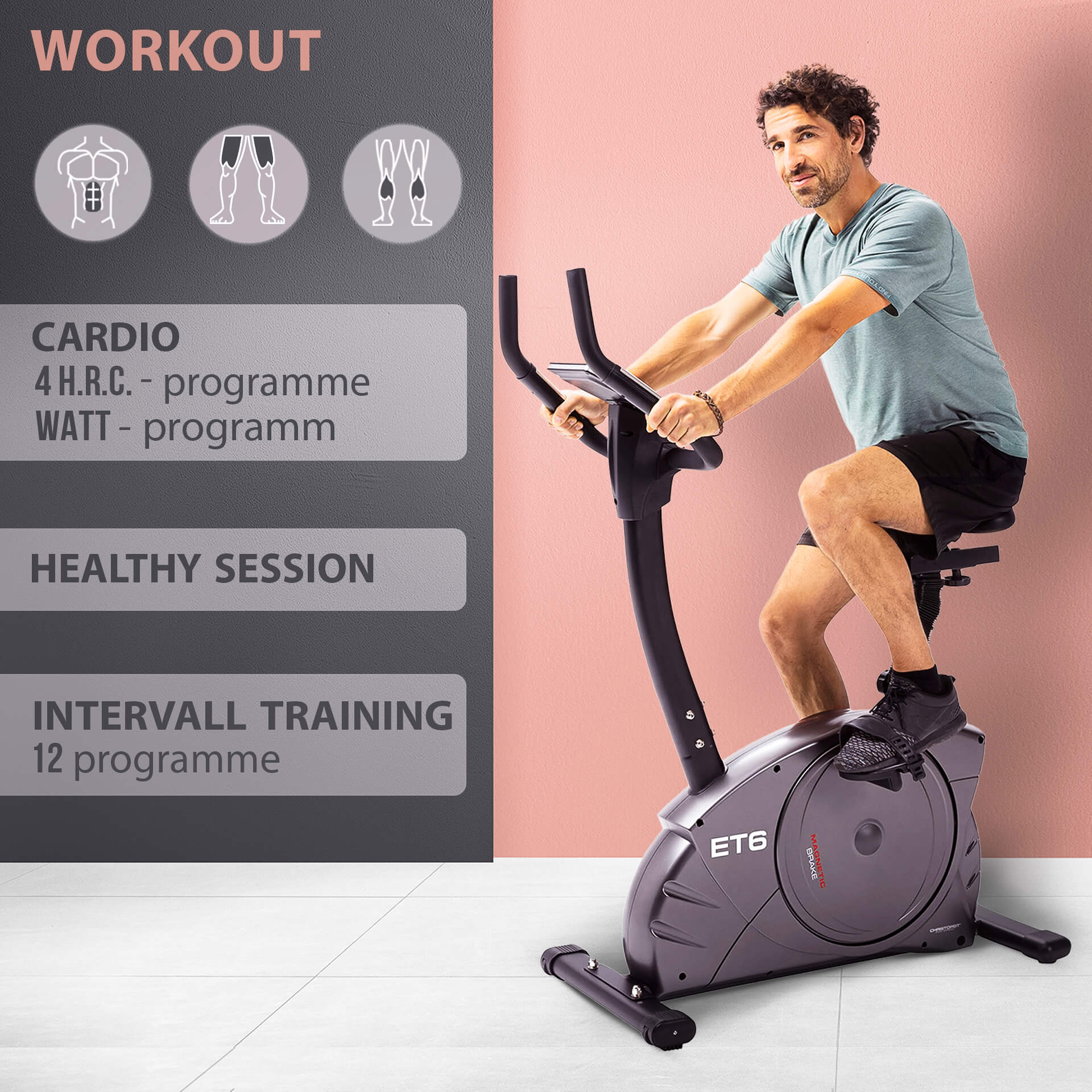 Ergometer ET 6 black