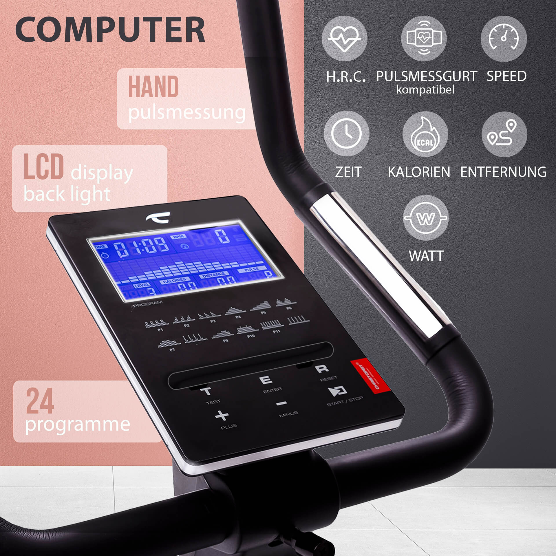 Ergometer ET 6 black