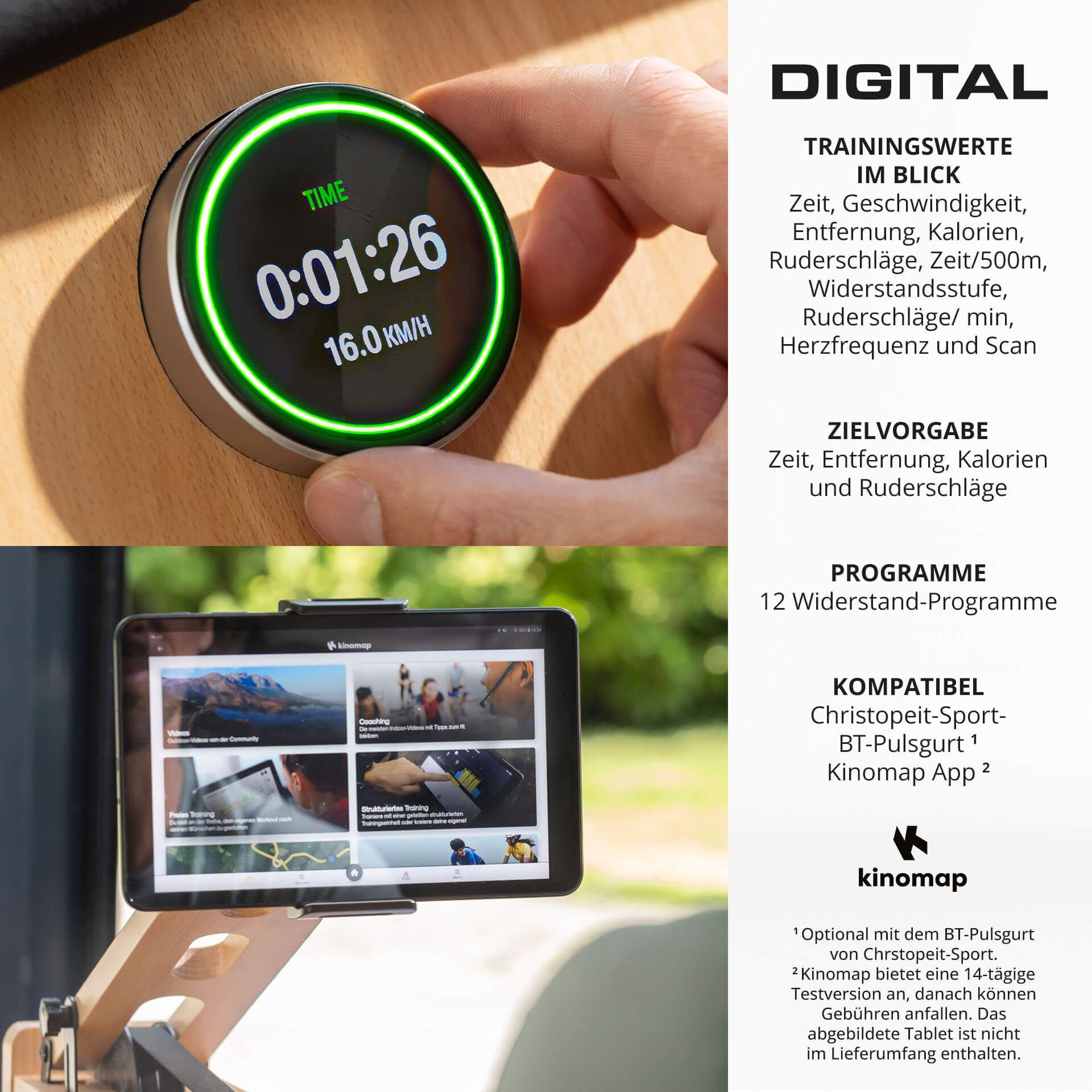 Holz - Wasserrudergerät WP 5000