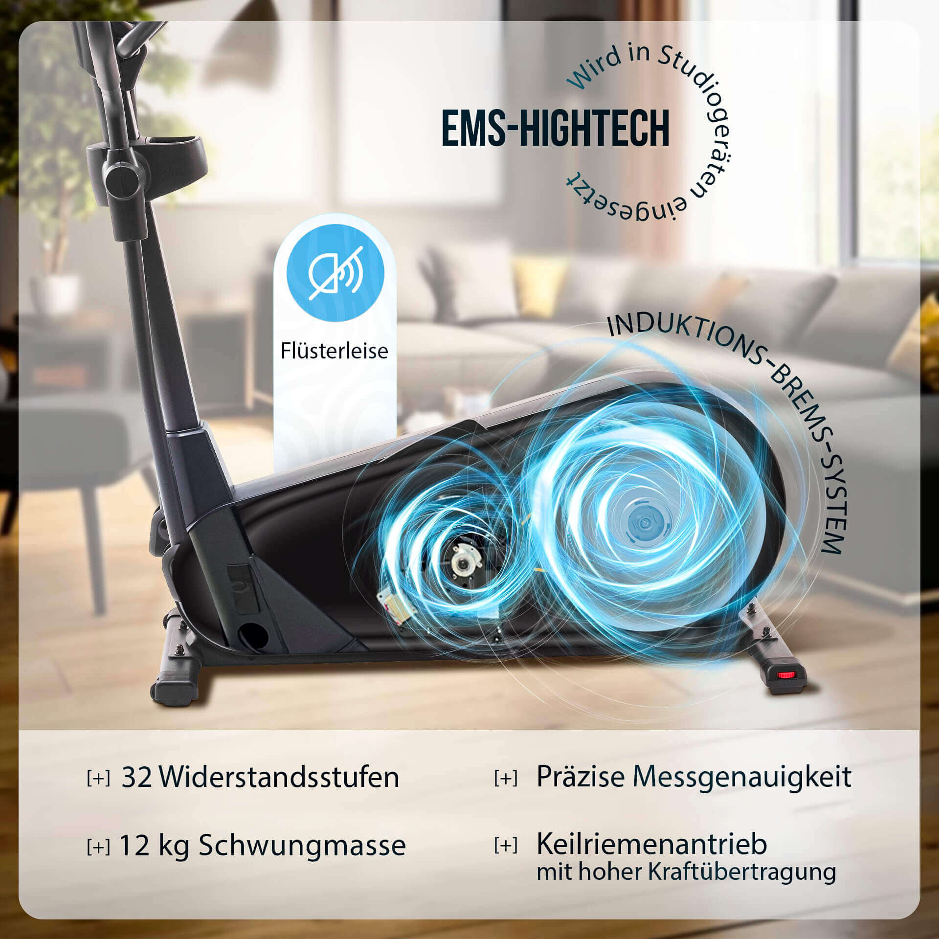 Crosstrainer-Ergometer EL 8000