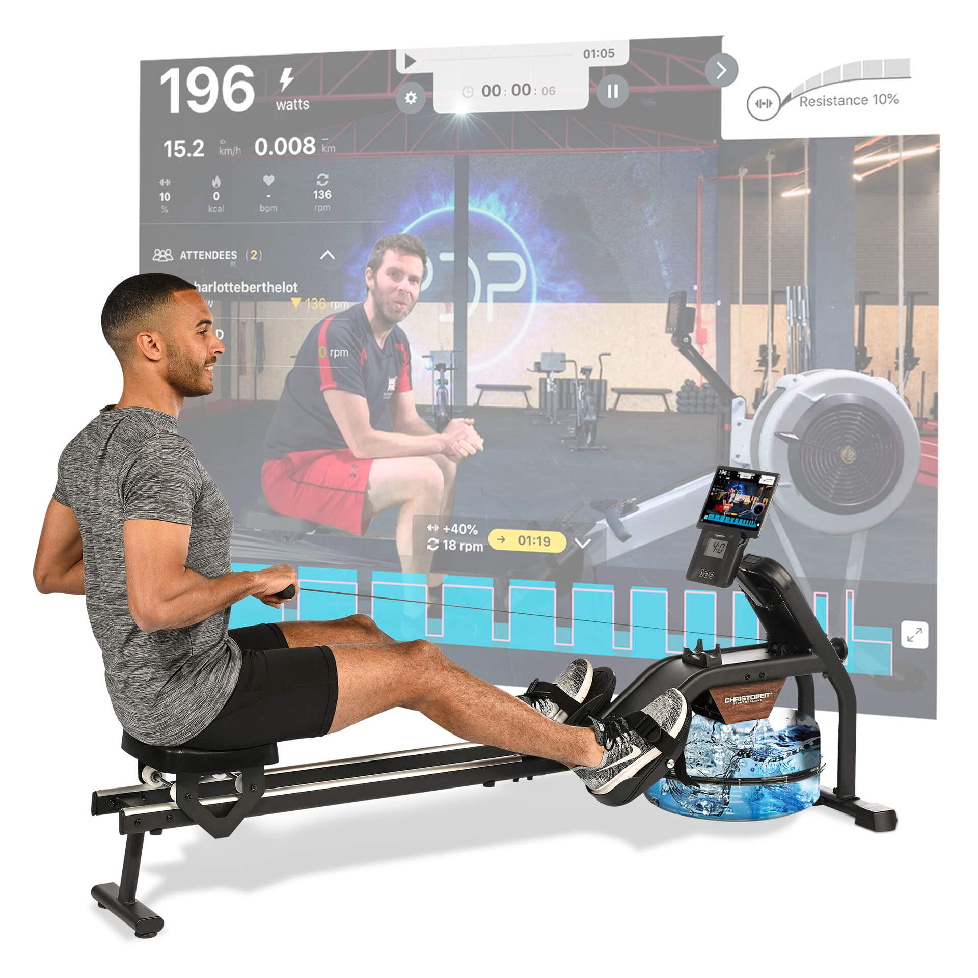 Wasserrudergerät Garda Wasserrudergerät Garda