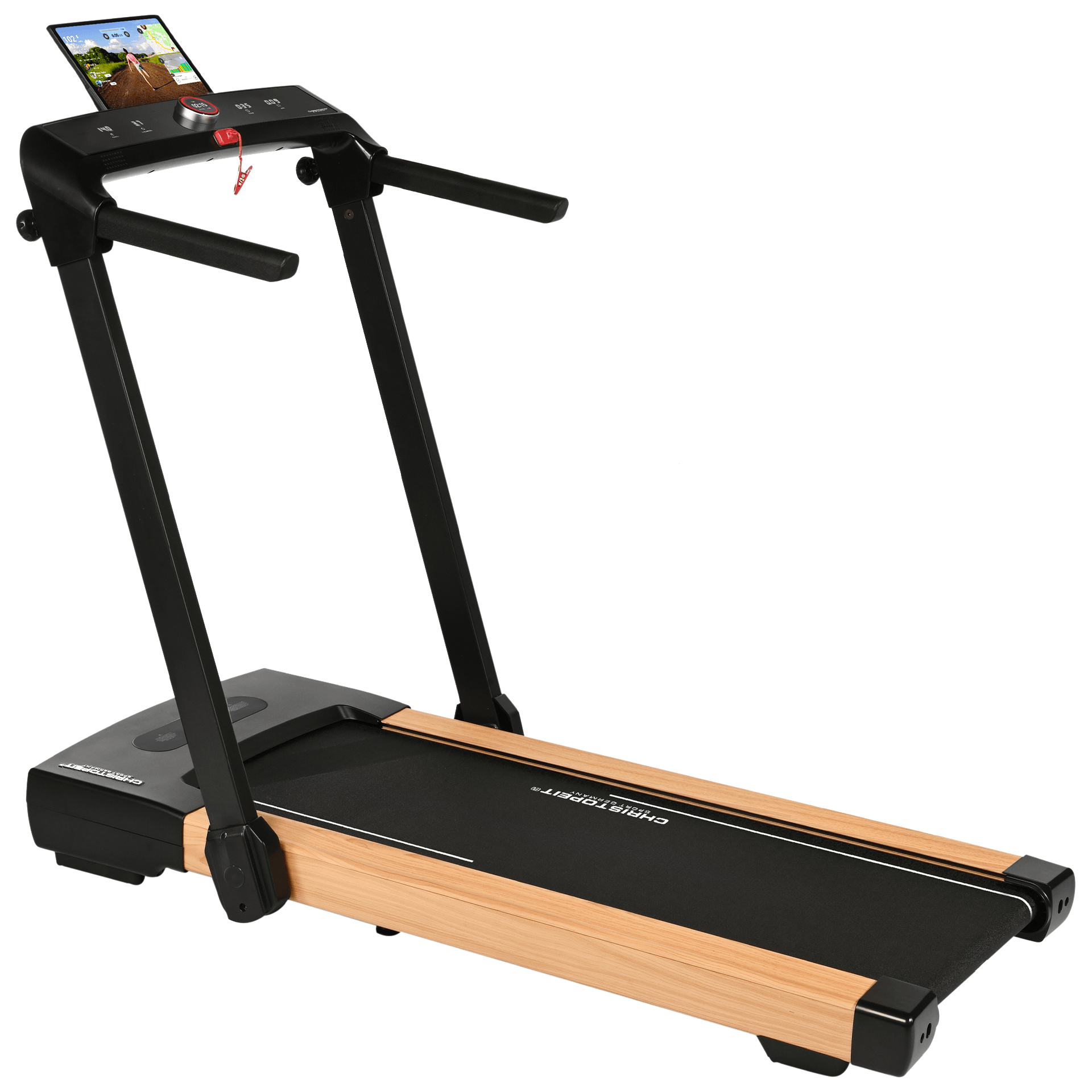 Laufband 2 in 1 Holzlook