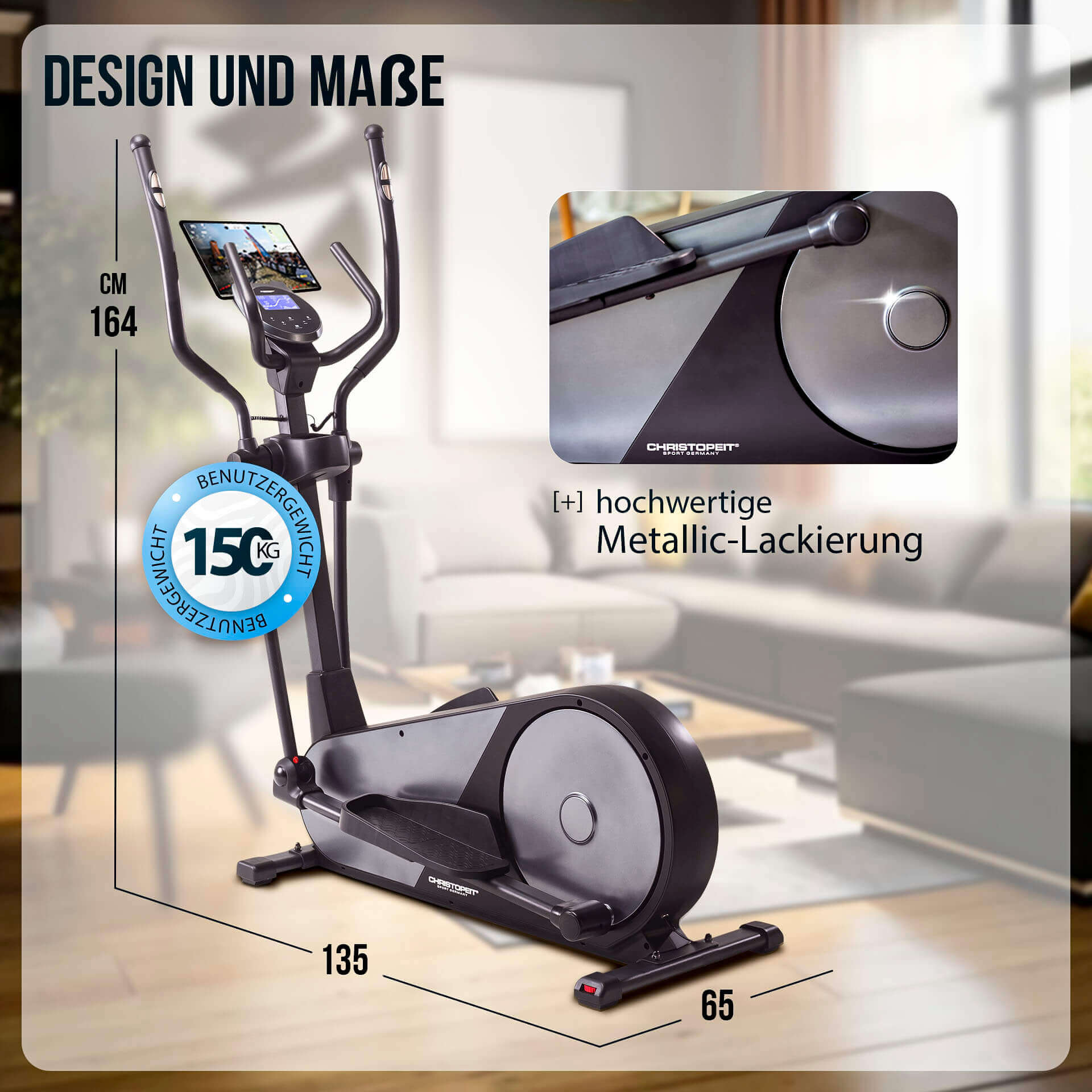 Crosstrainer-Ergometer EL 8000