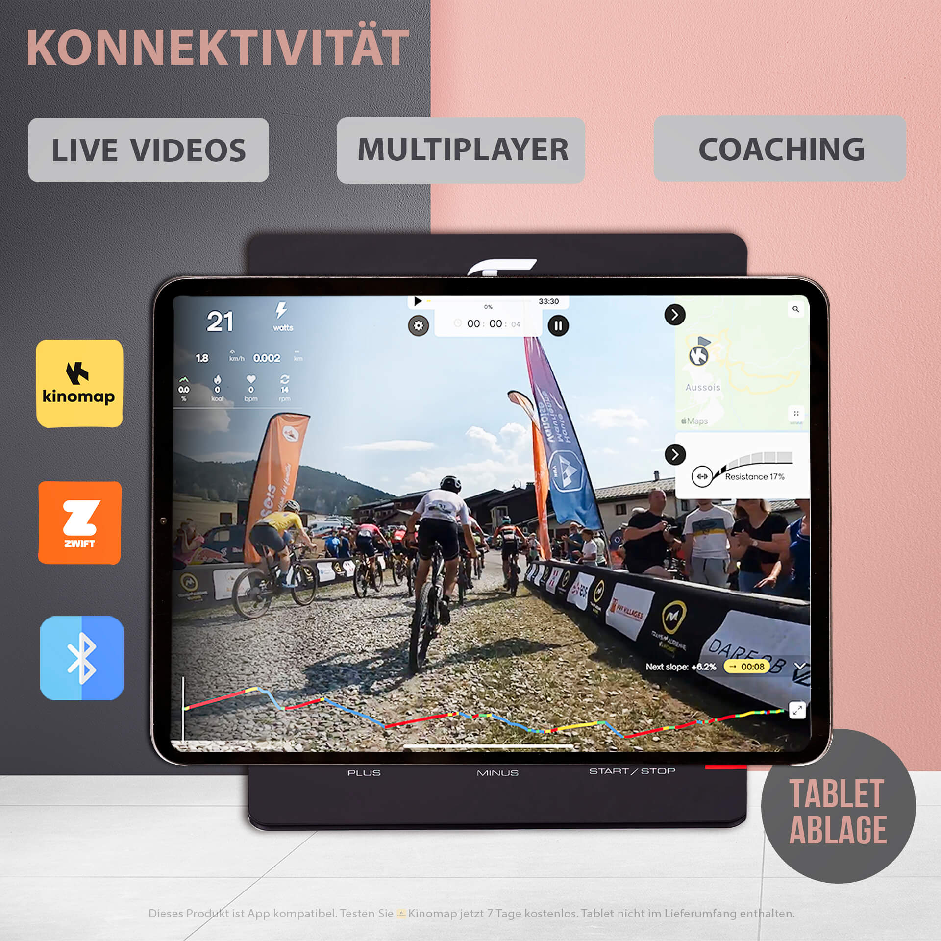 Ergometer ET 6 black