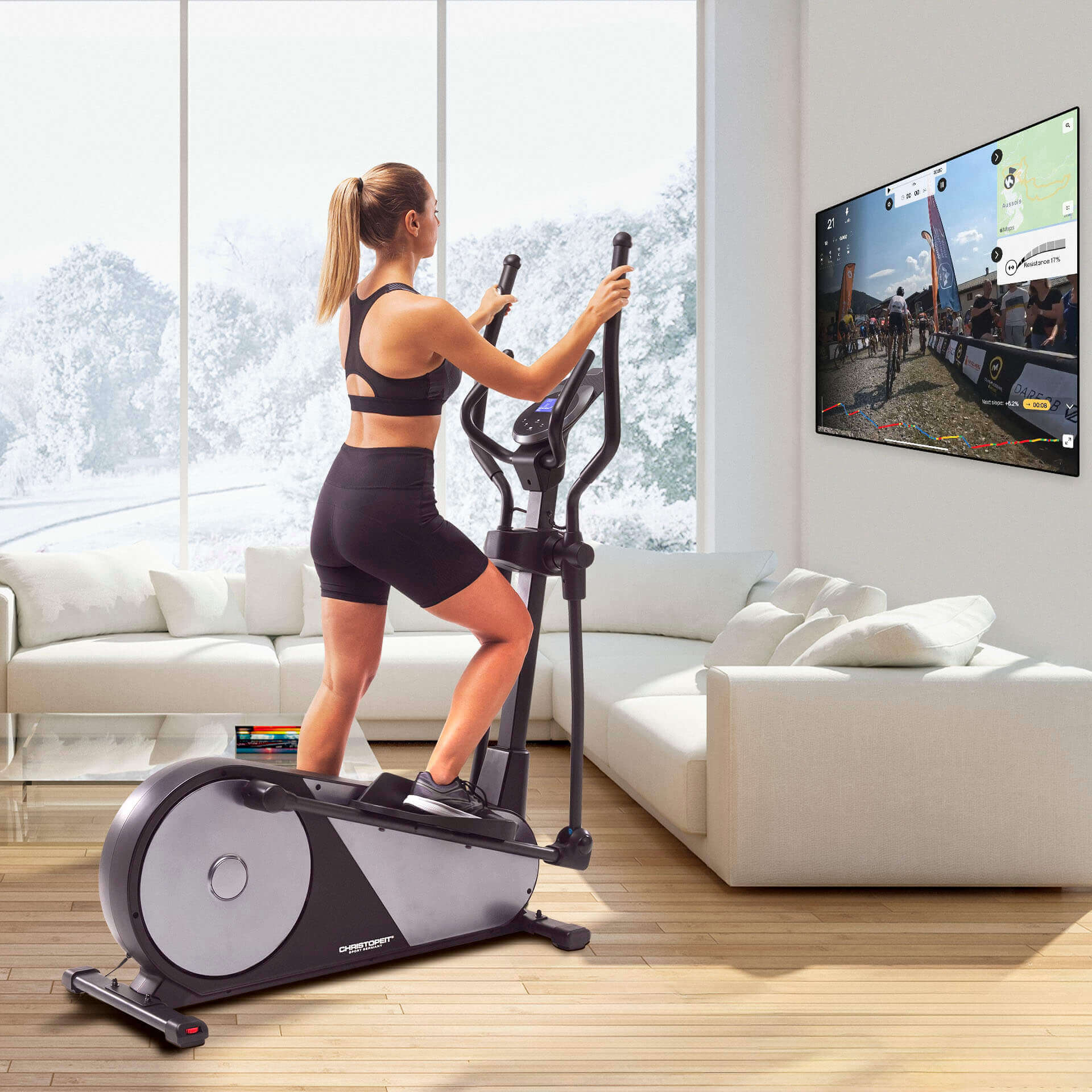 Crosstrainer-Ergometer EL 8000