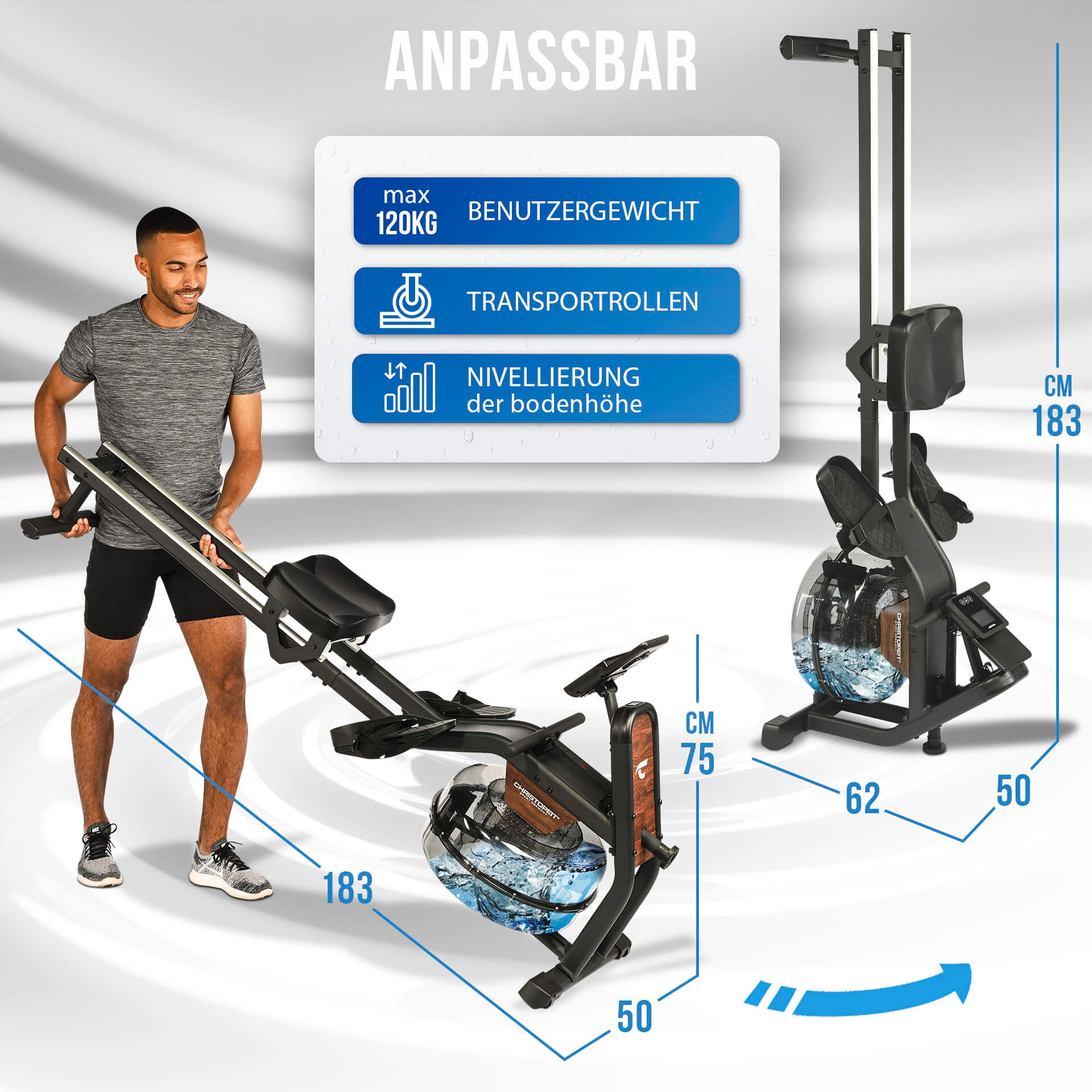 Wasserrudergerät Garda Wasserrudergerät Garda